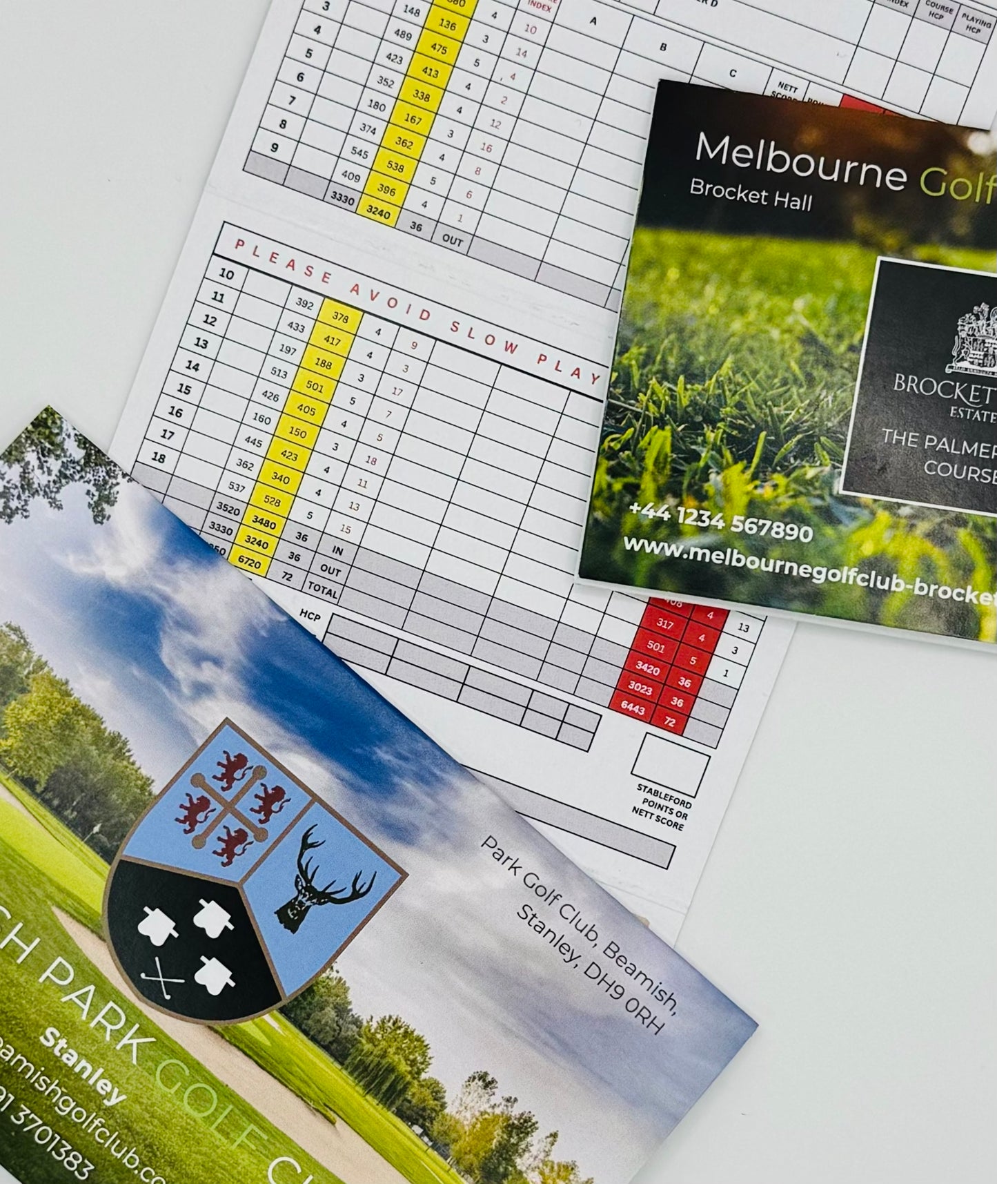 Golf Scorecards - Free of Charge