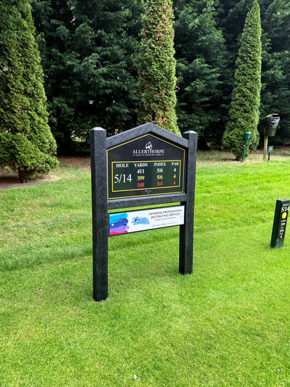18 x JB ProPanel Ecowood / Hardwood Tee Signs - No cost