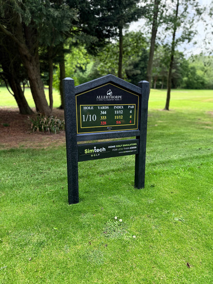 18 x JB ProPanel Ecowood / Hardwood Tee Signs - No cost